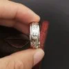 Anillos giratorios de plata de ley 925 - Miniatura del vídeo del dragón