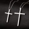 Detalles de los collares con cruz de plata de ley 925 para parejas