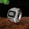 Adjustable handmade sterling silver ring
