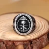 Middle Eastern handmade sterling silver ring